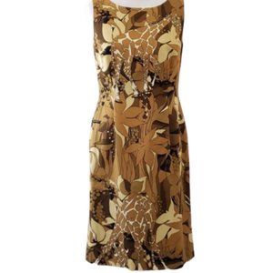 TALBOTS:  printed giraffe dress